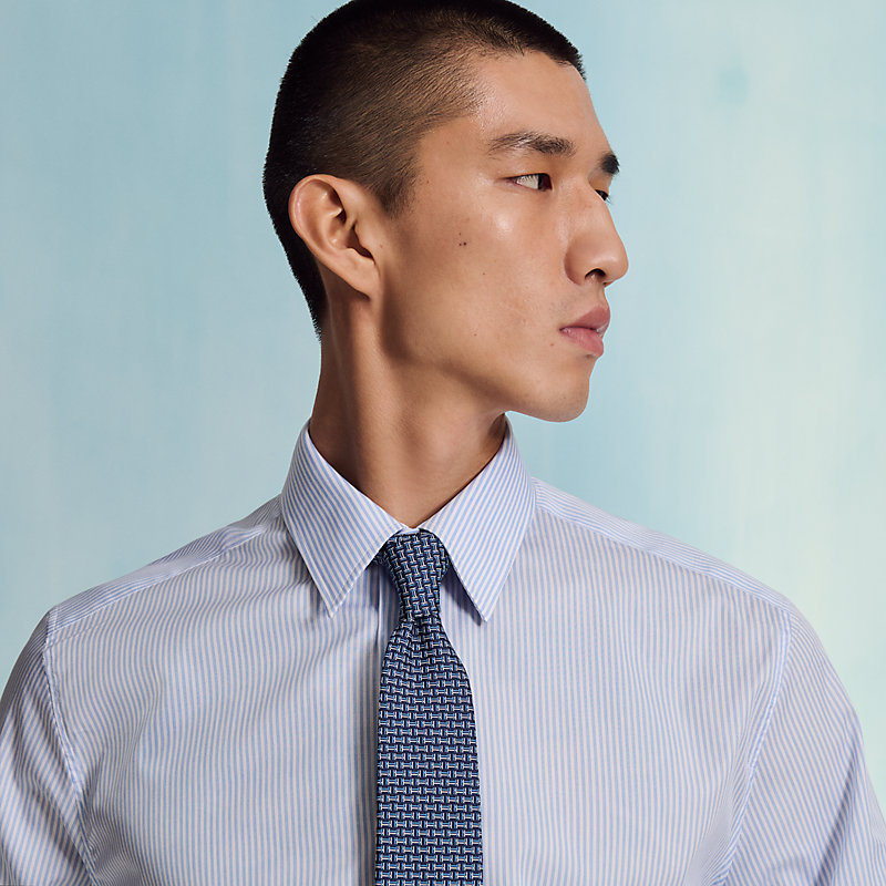 Quinte tie - Blue | Hermès USA Quinte tie - Blue | Hermès USA